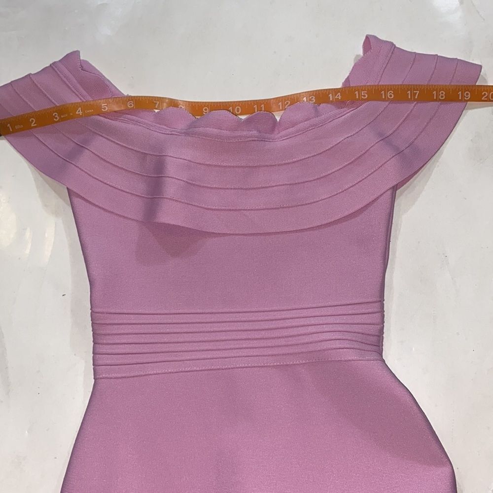 Super Stretch Women Pale Pink Color Dress Size XS - Picture 8 of 16